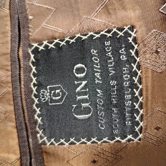 3-piece Brown Pinstripe suit - Picture 10 of 11